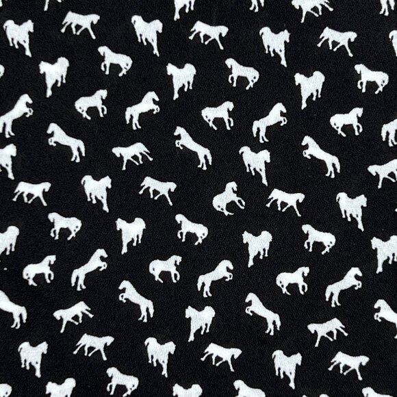 Free People Horse Print Boyfriend Blouse V-Neck Button-Down Shirt Size S - NWOT - Picture 5 of 10